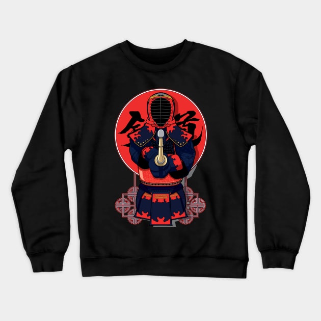 Red Kendo Crewneck Sweatshirt by Profeta999
